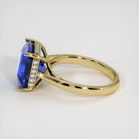 7.17 Ct. Blue Sapphire Ring, 18K Yellow Gold 4