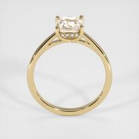 2.43 Ct. Peach Sapphire Ring, 18K Yellow Gold 3