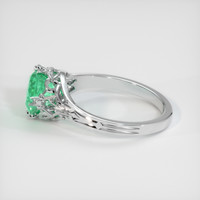 1.50 Ct. Emerald Ring, Platinum 950 4