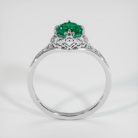 0.76 Ct. Emerald Ring, Platinum 950 3