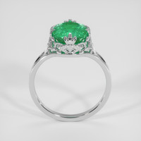 2.67 Ct. Emerald Ring, Platinum 950 3