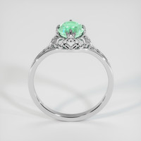 0.84 Ct. Emerald Ring, Platinum 950 3