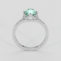 1.18 Ct. Emerald Ring, Platinum 950 3