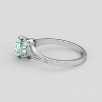 1.18 Ct. Emerald Ring, Platinum 950 4