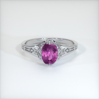 0.75 Ct. Sapphire Ring, Platinum 950 1