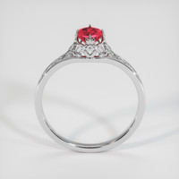 0.51 Ct. Ruby Ring, Platinum 950 3