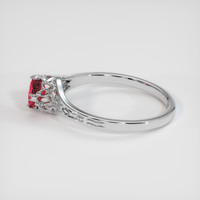 0.51 Ct. Ruby Ring, Platinum 950 4
