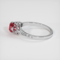1.12 Ct. Ruby Ring, Platinum 950 4
