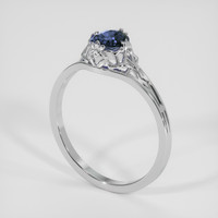 0.64 Ct. Bi Color Sapphire Ring, Platinum 950 2