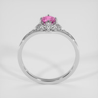 0.62 Ct. Pink Sapphire Ring, Platinum 950 3