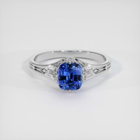 1.04 Ct. Sapphire Ring, Platinum 950 1