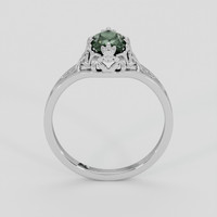 1.07 Ct. Green Sapphire Ring, Platinum 950 3