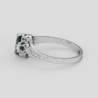 1.07 Ct. Green Sapphire Ring, Platinum 950 4