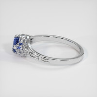 0.92 Ct. Bluish Purple Sapphire Ring, Platinum 950 4