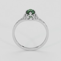 1.00 Ct. Green Sapphire Ring, Platinum 950 3