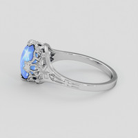 4.95 Ct. Blue Sapphire Ring, Platinum 950 4