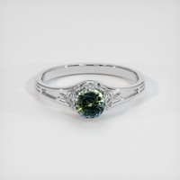 0.68 Ct. Sapphire Ring, Platinum 950 1