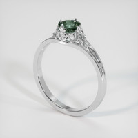 0.68 Ct. Sapphire Ring, Platinum 950 2