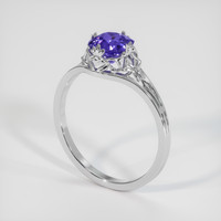 1.39 Ct. Sapphire Ring, Platinum 950 2