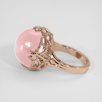 20.31 Ct. Pink Rose Quartz Ring, 14K Rose Gold 4