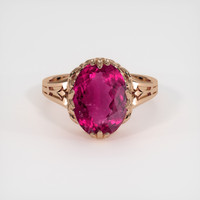 3.99 Ct. Gemstone Ring, 14K Rose Gold 1