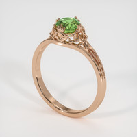 0.92 Ct. Gemstone Ring, 14K Rose Gold 2