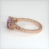 1.73 Ct. Pink Sapphire Ring, 14K Rose Gold 4