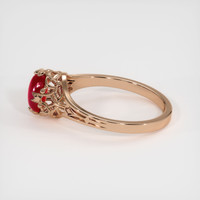 1.21 Ct. Ruby Ring, 14K Rose Gold 4