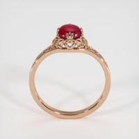 0.94 Ct. Ruby Ring, 14K Rose Gold 3