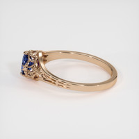 0.67 Ct. Sapphire Ring, 14K Rose Gold 4