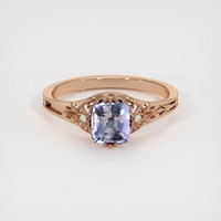 1.34 Ct. Sapphire Ring, 14K Rose Gold 1