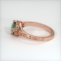 0.98 Ct. Sapphire Ring, 14K Rose Gold 4