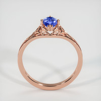 0.67 Ct. Sapphire Ring, 18K Rose Gold 3