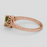 1.71 Ct. Bi Color Sapphire Ring, 18K Rose Gold 4