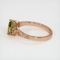 1.00 Ct. Sapphire Ring, 18K Rose Gold 4