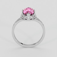 1.63 Ct. Pink Spinel Ring, Silver 3