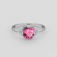 1.45 Ct. Pink Spinel Ring, Silver 1