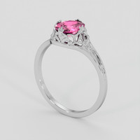 1.45 Ct. Pink Spinel Ring, Silver 2