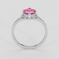 1.45 Ct. Pink Spinel Ring, Silver 3