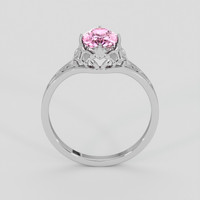 1.14 Ct. Pink Spinel Ring, Silver 3