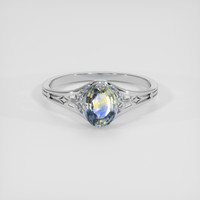 1.16 Ct. Bi Color / Parti Sapphire Ring, Silver 1