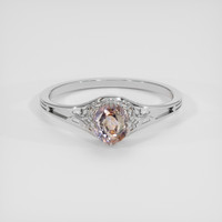 1.19 Ct. Bi Color / Parti Sapphire Ring, Silver 1