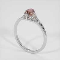 1.19 Ct. Bi Color / Parti Sapphire Ring, Silver 2