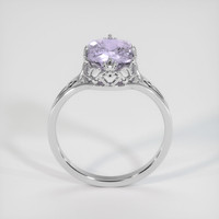 2.34 Ct. Purple Sapphire Ring, 10K White Gold 3