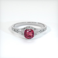 1.41 Ct. Ruby Ring, 14K White Gold 1