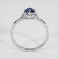 0.64 Ct. Bi Color Sapphire Ring, 14K White Gold 3