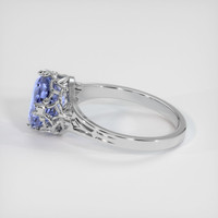2.48 Ct. Sapphire Ring, 14K White Gold 4