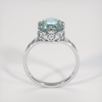 3.16 Ct. Bi Color Sapphire Ring, 14K White Gold 3