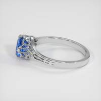 1.57 Ct. Color Change Sapphire Ring, 14K White Gold 4