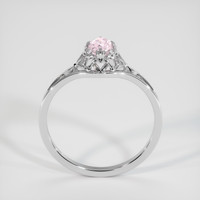0.47 Ct. Pink Sapphire Ring, 14K White Gold 3